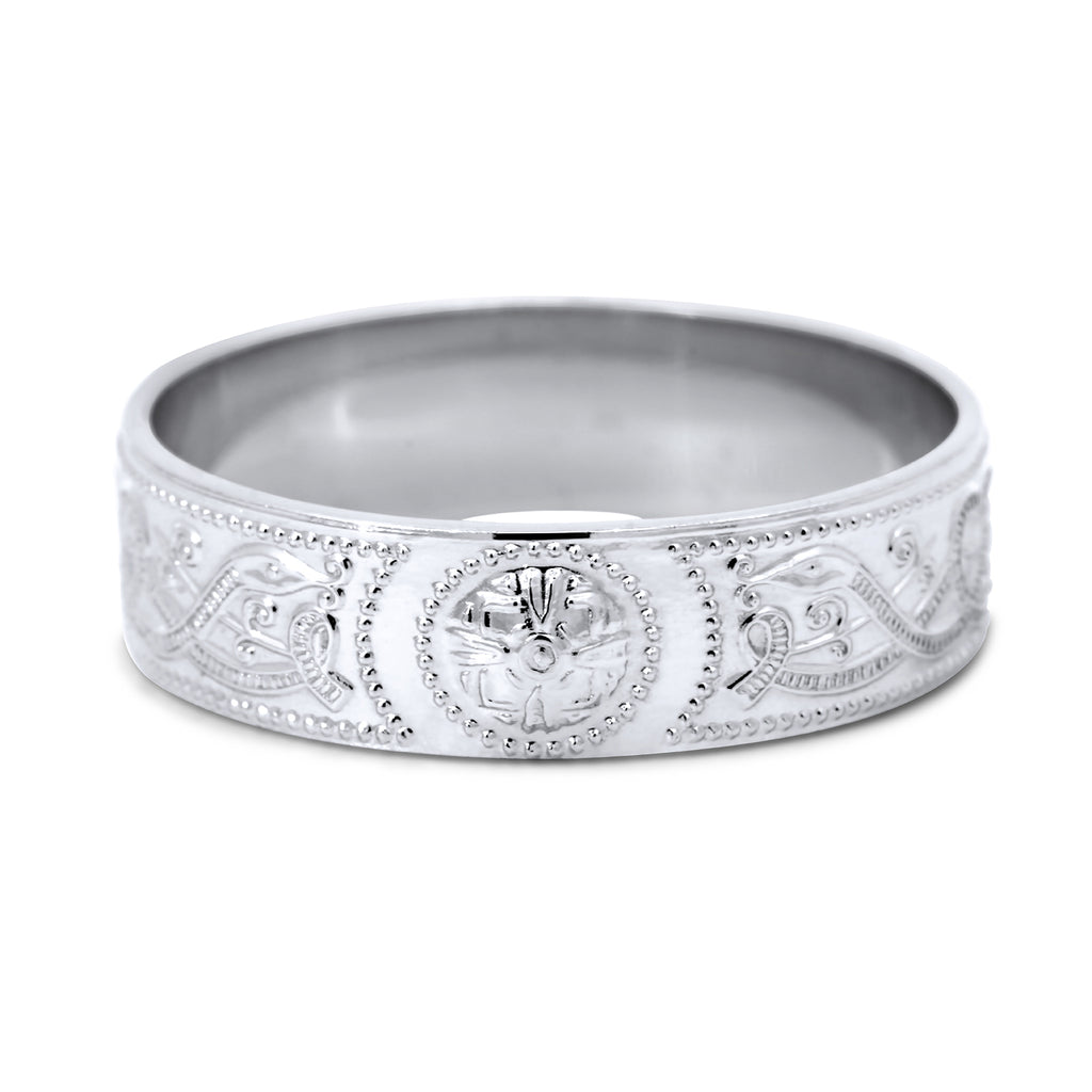 18k white gold an ri king mens wedding ring designyard jewellery gallery dublin ireland