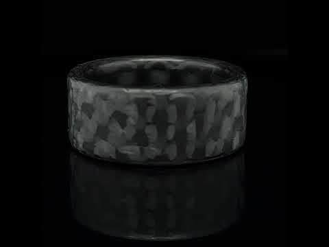 Anne Cohen C6 - Carbon Baguette Diamond Ring - DESIGNYARD, Dublin Ireland