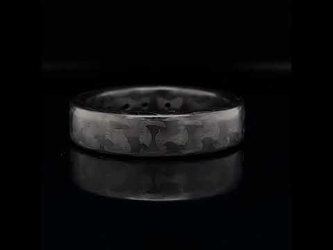 Anne Cohen C6 - Carbon Diamond Black Five Ring - DESIGNYARD, Dublin Ireland