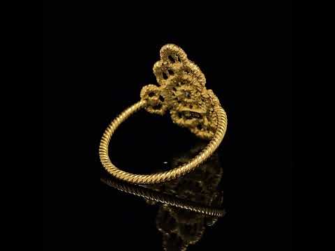 Brigitte Adolph - 18k Yellow Gold Mona Lisa Diamond Ring - DESIGNYARD, Dublin Ireland