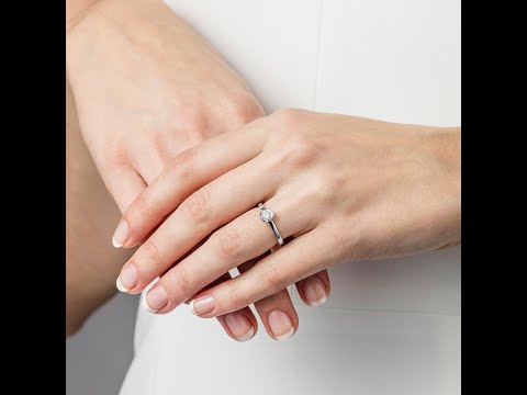 Henrich &amp; Denzel - Platinum Nova Canadamark Diamond Engagement Ring - DESIGNYARD, Dublin Ireland.
