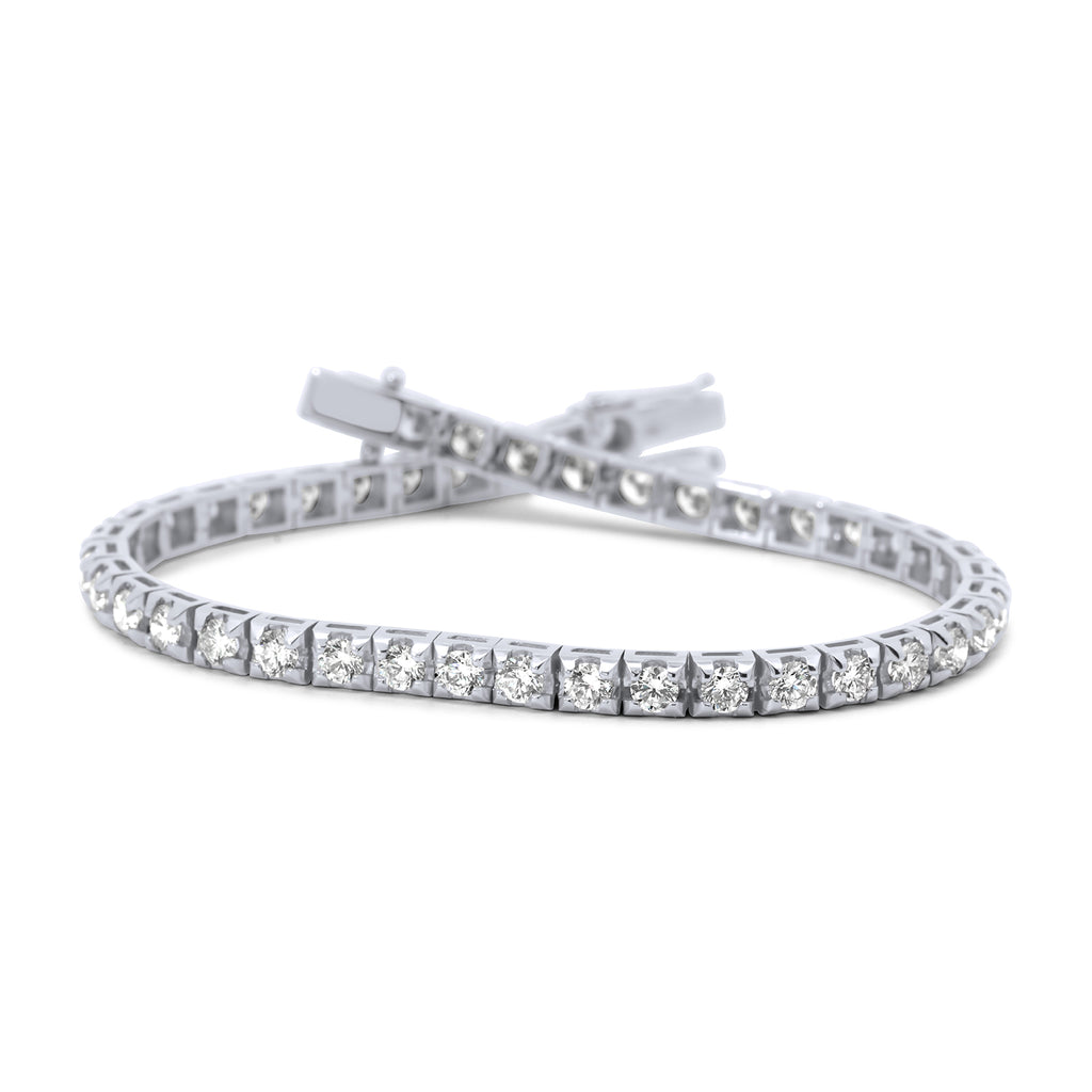 ronan campbell 18k white gold 5.05ct diamond tennis bracelet designyard jewellery gallery dublin ireland