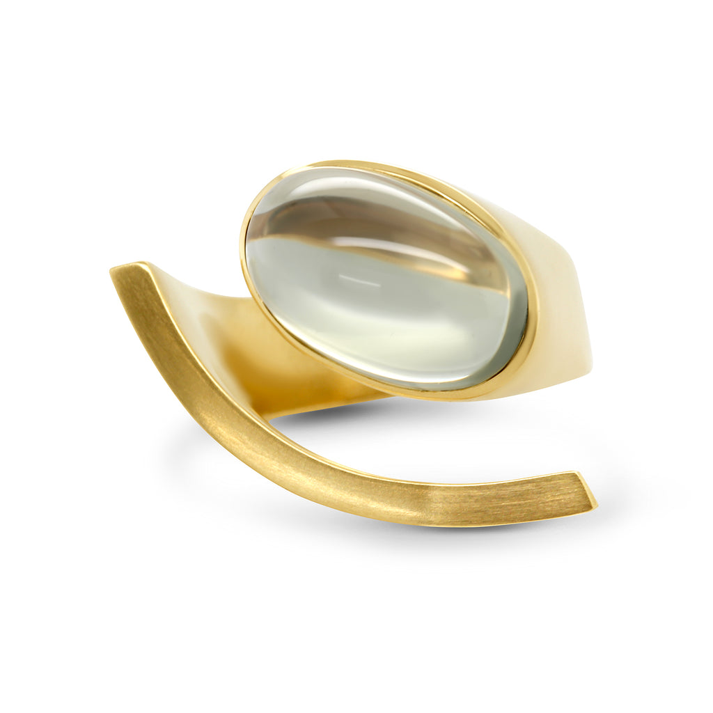 Angela Hubel - 18k Yellow Gold Moonshine Ring - DESIGNYARD, Dublin Ireland.