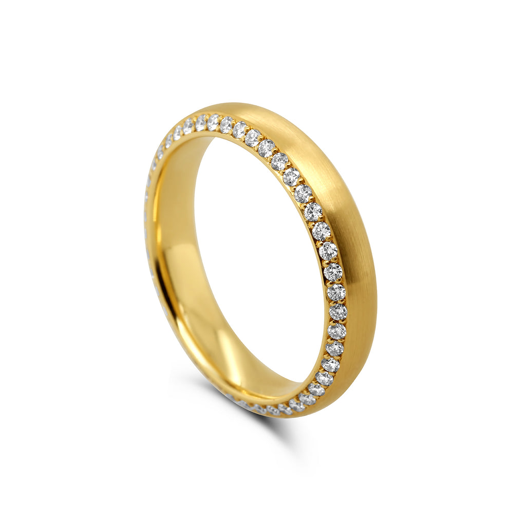 Henrich &amp; Denzel - 18k Yellow Gold Brillante Diamond Ring - DESIGNYARD, Dublin Ireland.