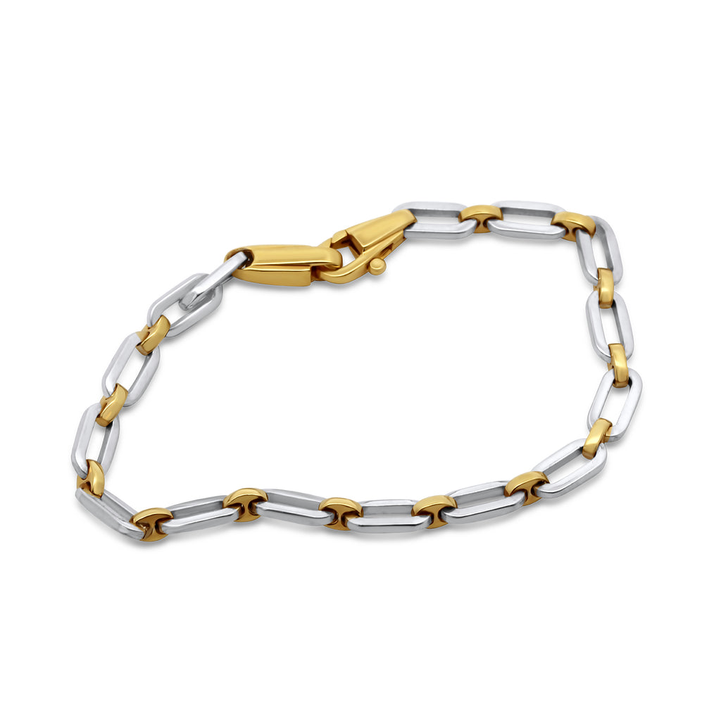 18k yellow white gold bracelet designyard