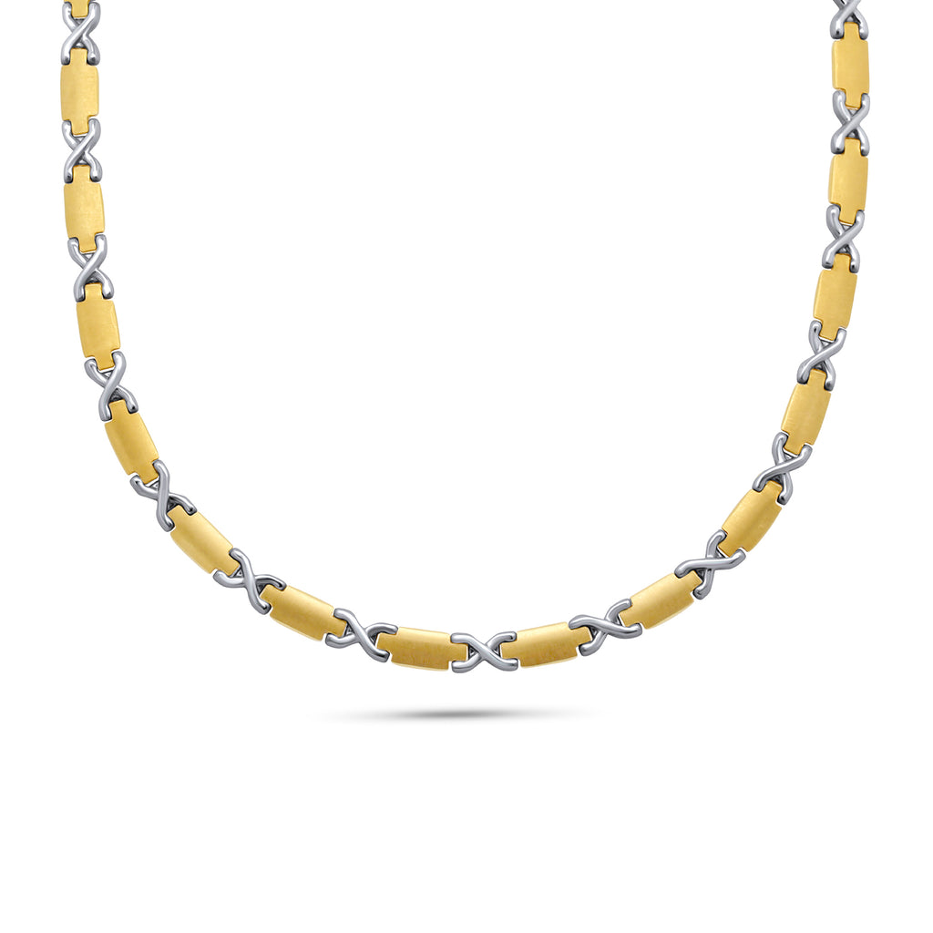 18k yellow white gold collier necklace designyard
