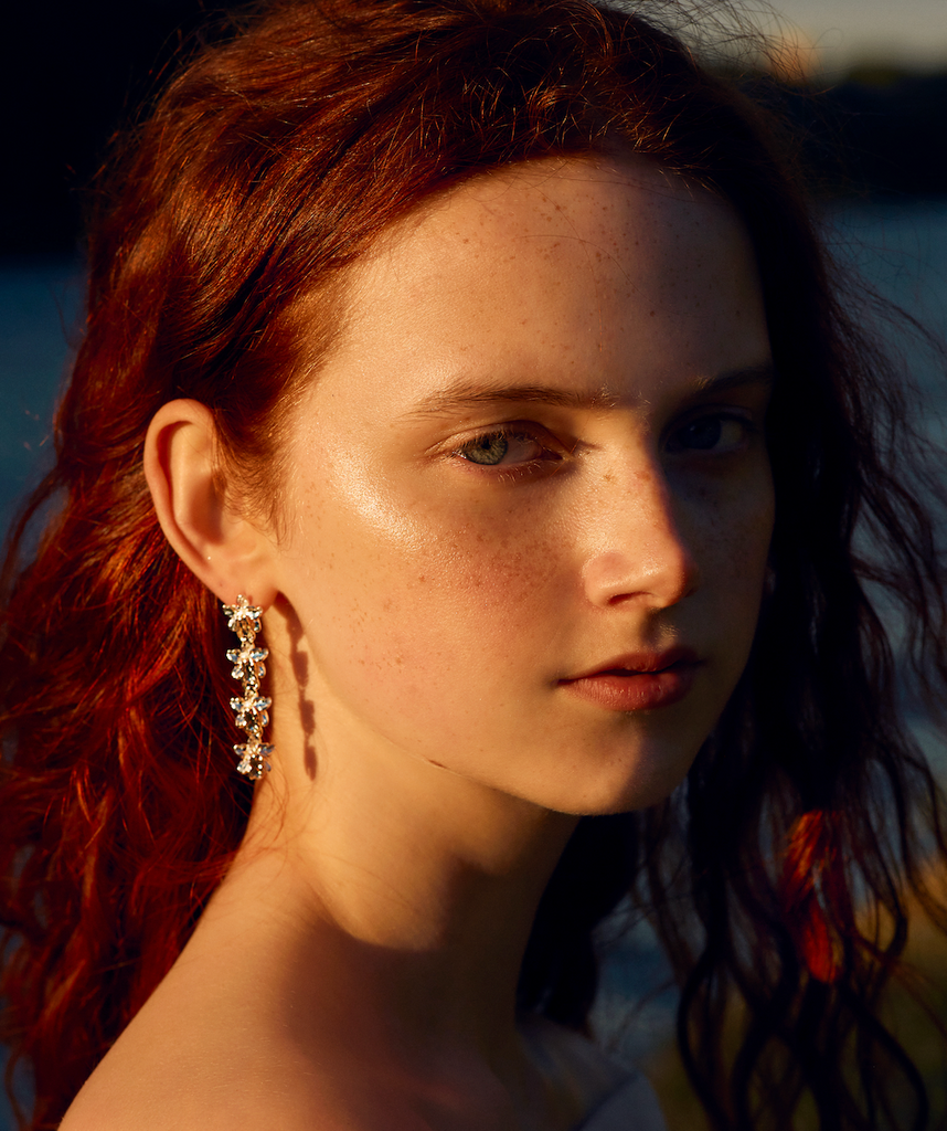 Photograph 2 of Siobhan McArdle's Sterling Silver Embrace Drop Earrings. Available on DESIGNYARD.com and in our Contemporary Jewellery Shop Dublin, Ireland. Free Worldwide Shipping with DHL.
