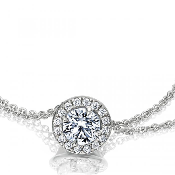 meister 18k white gold diamond necklace designyard contemporary jewellery gallery dublin ireland