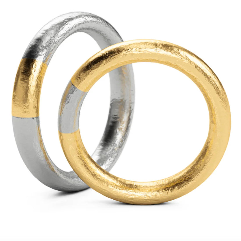 niessing symbolon wedding ring 24k yellow gold platinum designyard contemporary jewellery gallery dublin ireland