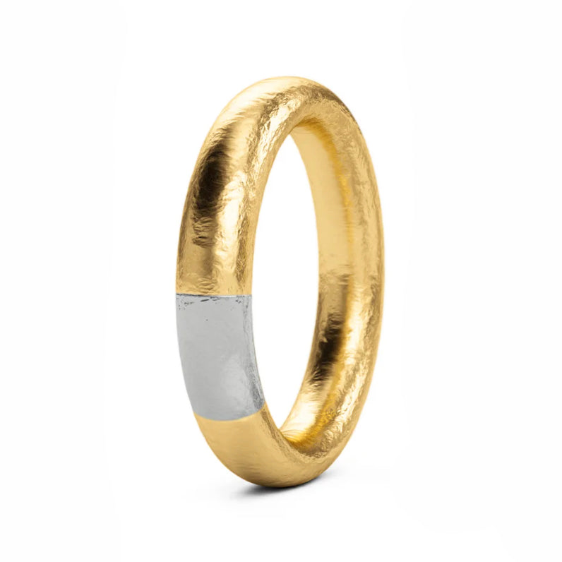 niessing symbolon wedding ring 24k yellow gold platinum designyard contemporary jewellery gallery dublin ireland