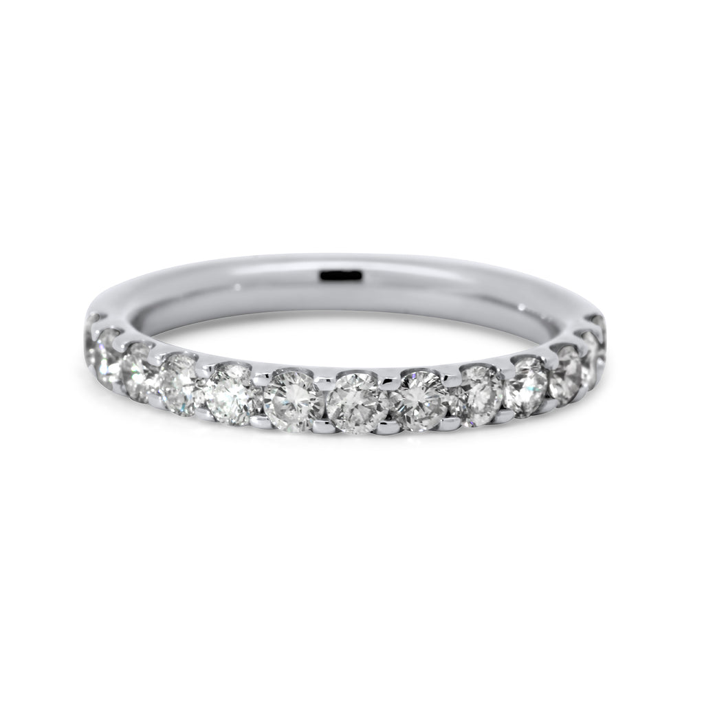 platinum diamond eternity ring designyard contemporary jewellery gallery dublin ireland