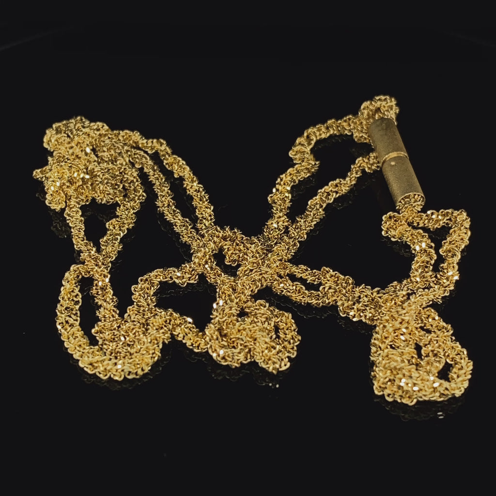 Claudia Milic - Sterling Silver Gold Twist Collier - DESIGNYARD, Dublin Ireland.