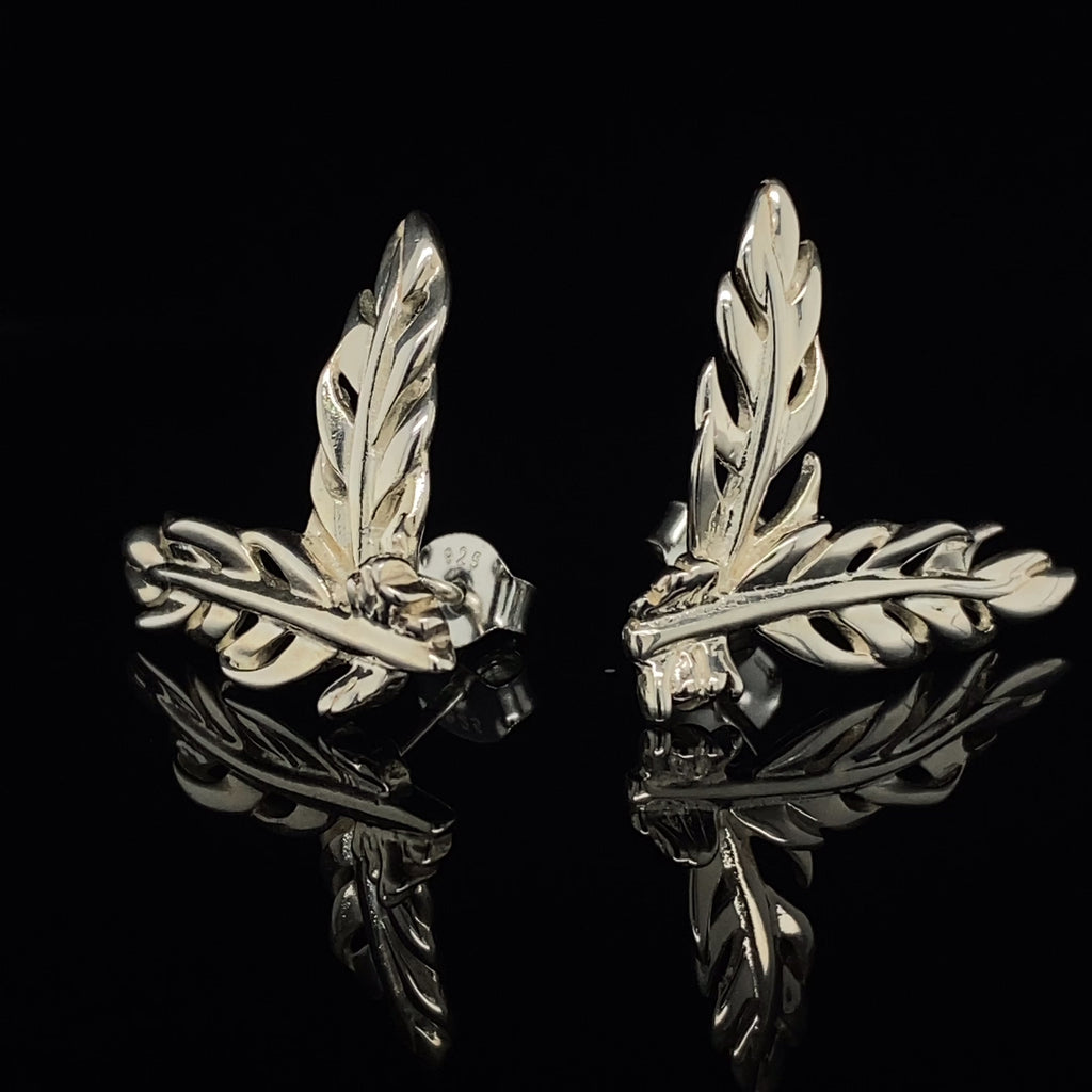 Simon Harrison - Sterling Silver Daedalus Stud Earring - DESIGNYARD, Dublin Ireland.
