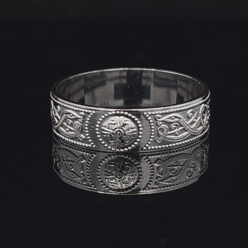 18k white gold an ri king mens wedding ring designyard jewellery gallery dublin ireland