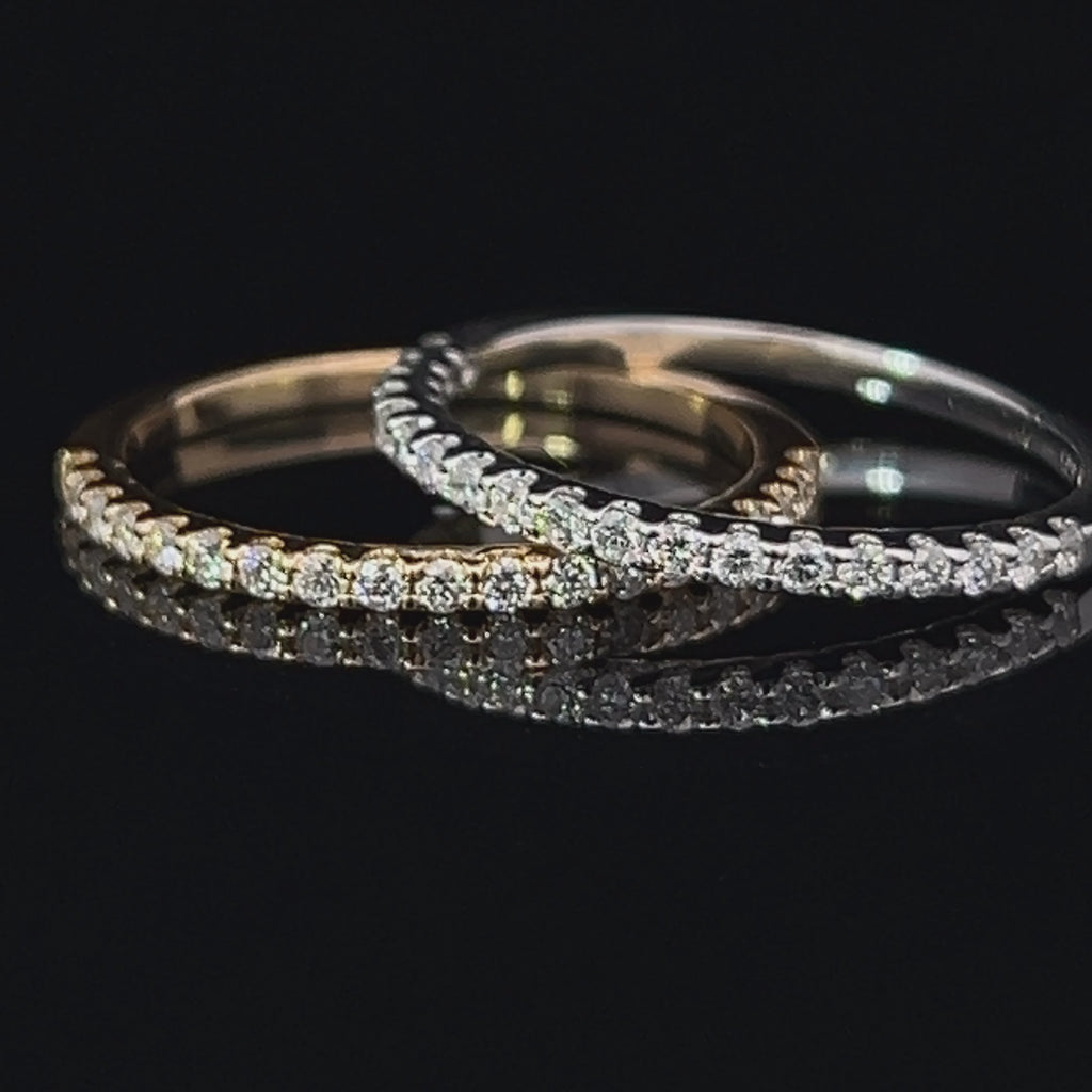 mīkrō diamond bands designyard contemporary jewellery gallery dublin ireland