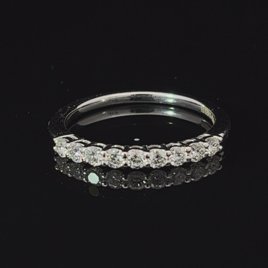 Ronan Campbell - 18k White Gold Novem Diamond Ring - DESIGNYARD, Dublin Ireland.