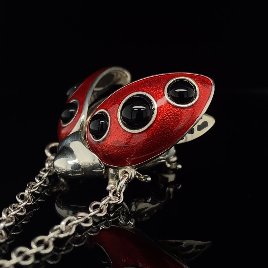 Simon Harrison - Ladybird Pendant - DESIGNYARD, Dublin Ireland.