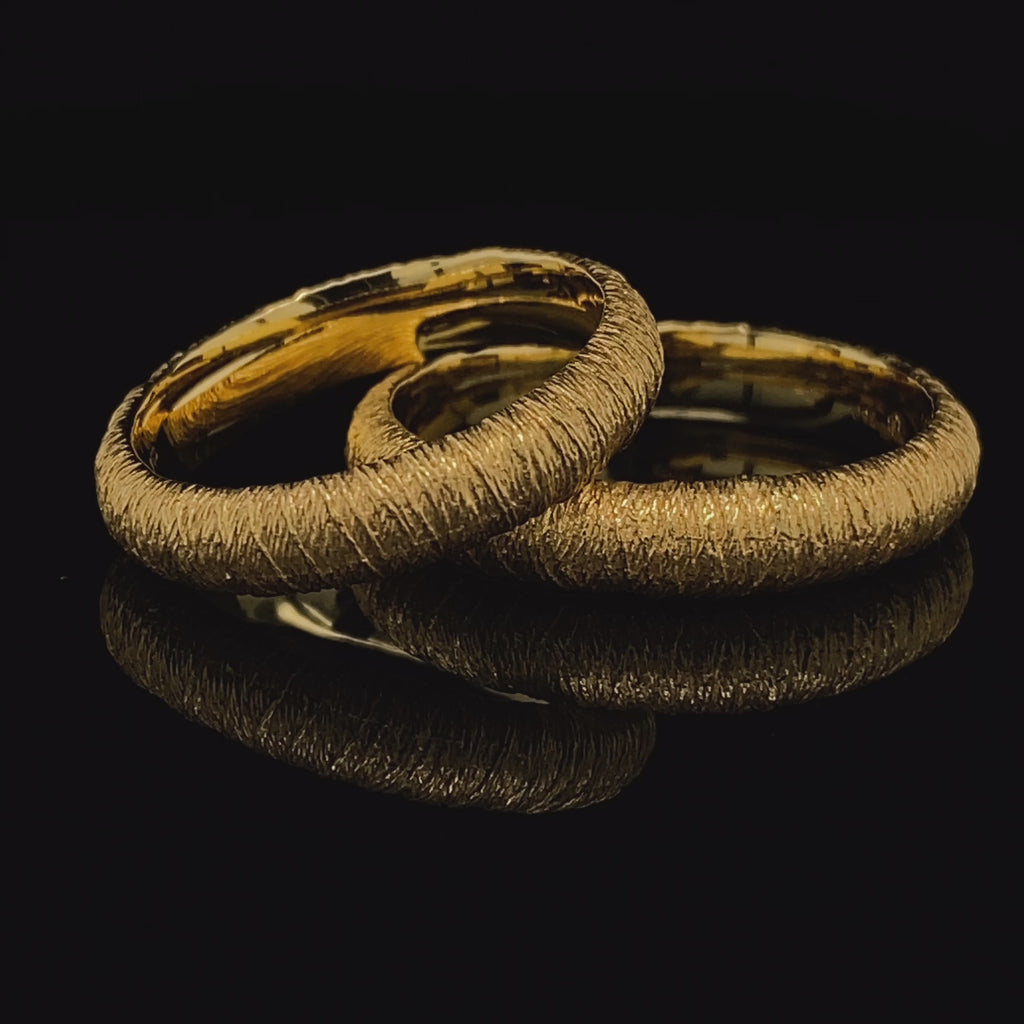 Brigitte Adolph - 18k Yellow Gold Papagena and Papageno Ring - DESIGNYARD, Dublin Ireland.