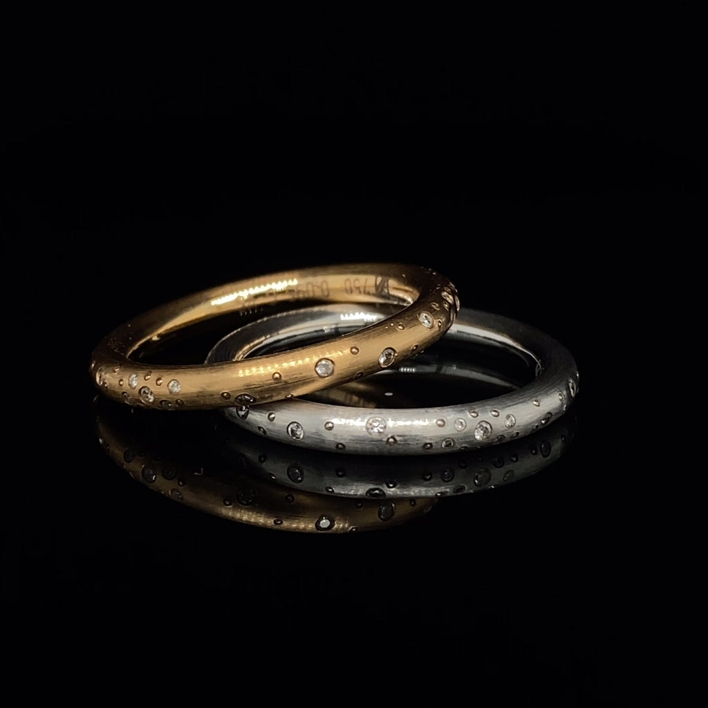 Meister - 18k White Gold Diamond Constellation Ring - DESIGNYARD, Dublin Ireland.