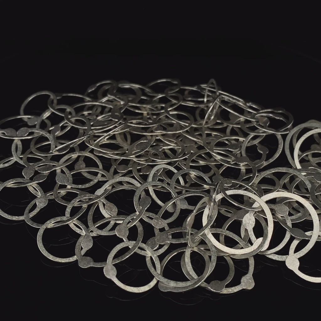 Erik Urbschat - Sterling Silver Queue F Necklace - DESIGNYARD, Dublin Ireland.