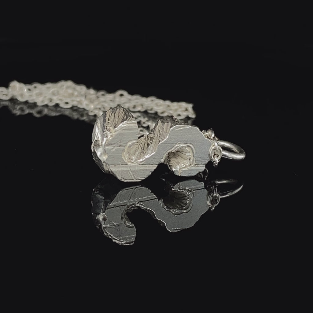Xavier Lafford - Sterling Silver Chunky S Pendant - DESIGNYARD, Dublin Ireland.