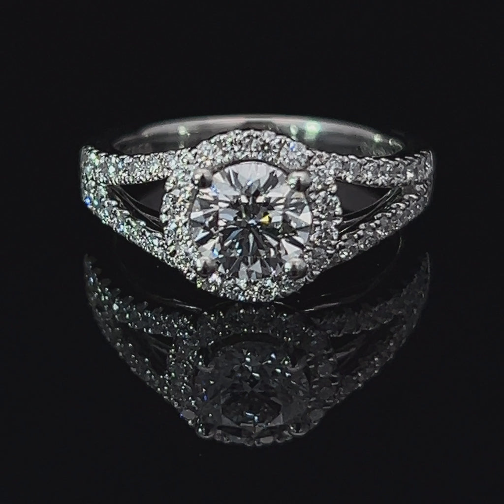 platinum apertio diamond engagement ring designyard contemporary jewellery gallery dublin ireland