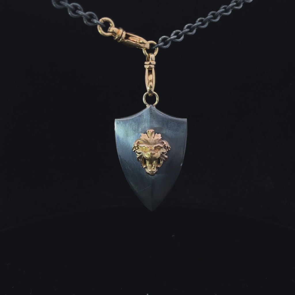 sam lafford 18k rose gold oxidised silver aegis kalahari necklace designyard contemporary jewellery gallery dublin ireland