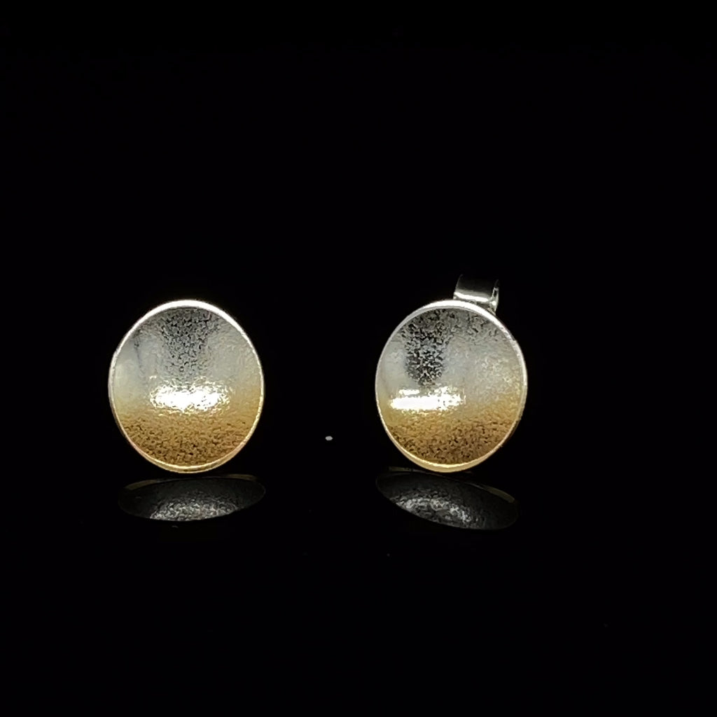 Kokkino - Electra Small Gold Plated Silver Stud Earrings - DESIGNYARD, Dublin Ireland.
