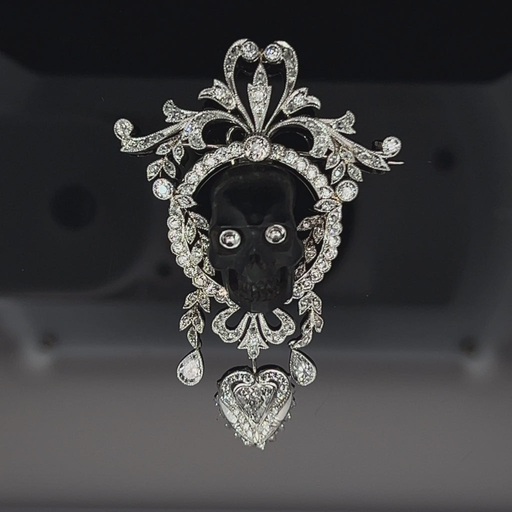 platinum who framed rodger diamond brooch designyard contemporary jewellery gallery dublin ireland