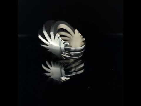 Video of Sarah Herriot's Sterling Silver Fantastic Statement Ring. Available on DESIGNYARD.com and in our Contemporary Jewellery Shop Dublin, Ireland. Free Worldwide Shipping with DHL.