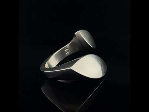 Video of Angela Hubel's Contemporary Sterling Silver Regatta Statement Ring. Available on DESIGNYARD.com No 1 for Contemporary Jewellery Dublin, Ireland. Shipping Worldwide