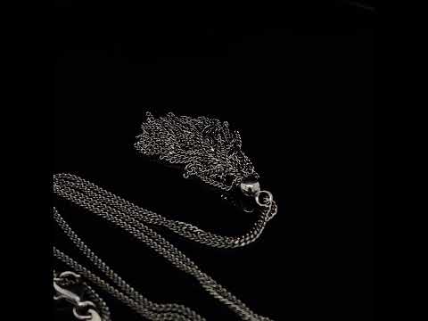 Video of Claudia Milic's Contemporary Sterling Silver Black Tassel Collier Necklace. Available on DESIGNYARD.com and in our Jewellery Shop Dublin, Ireland. Free Worldwide Shipping with DHL.