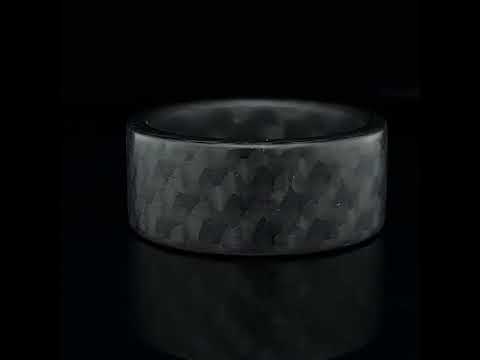 Anne Cohen C6 - Carbon Princess Diamond Ring - DESIGNYARD, Dublin Ireland
