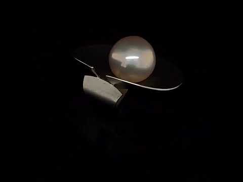 Video of Cardillac's Contemporary 18k White Gold Limpet Pearl Statement Necklace. Available on DESIGNYARD.com and in our Jewellery Shop Dublin, Ireland. Free Worldwide Shipping with DHL.