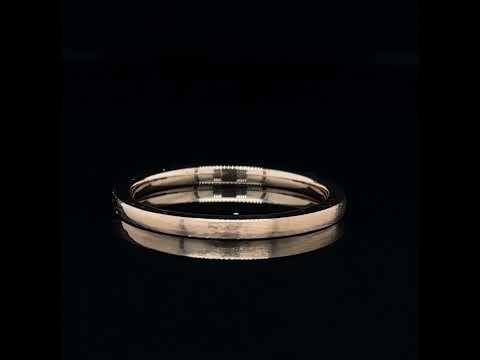 Video of 18k Rose Gold Blue Sapphire Ring. Available on DESIGNYARD.com and in our Jewelry Store Dublin, Ireland. Free Worldwide Shipping with DHL.