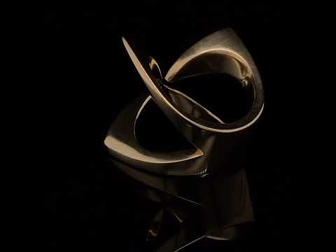 Video of Angela Hubel's Contemporary 18k Rose Gold Dragonfly Diamond Statement Ring. Available on DESIGNYARD.com and in our Contemporary Jewellery Gallery Dublin, Ireland. Free Worldwide Shipping with DHL.