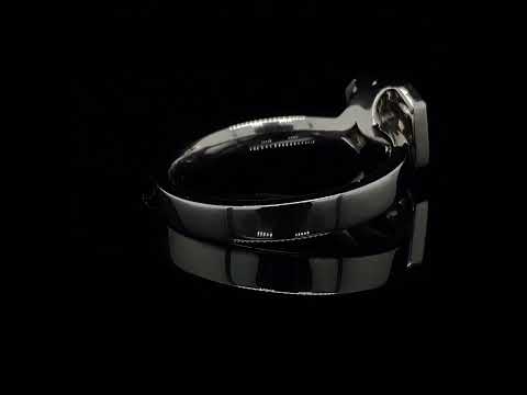Andrew Geoghegan - Platinum Diamond Fission Cluster engagement Ring - DESIGNYARD contemporary jewellery Dublin Ireland.