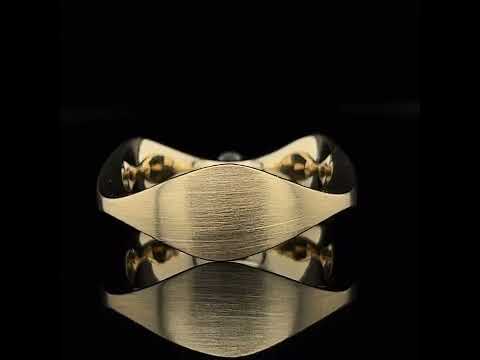Video of Cardillac's Contemporary 14k Yellow Gold Trio Diamond Alternative Engagement Ring. Available on DESIGNYARD.com and in our Jewellery Shop Dublin, Ireland. Free Worldwide Shipping with DHL.