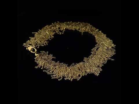 Video of Claudia Milic's Contemporary Sterling Silver Gold Siara Bracelet. Available on DESIGNYARD.com and in our jewelry gallery Dublin, Ireland. Free Worldwide Shipping with DHL.