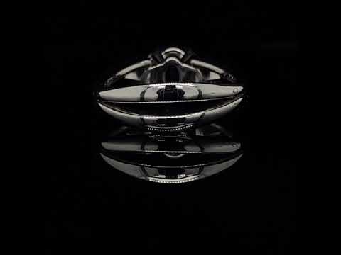 Video of Contemporary Platinum Sapphire Cadillac Diamond Engagement Ring. Available on DESIGNYARD.com and in our Jewellery Shop Dublin, Ireland. Free Worldwide Shipping with DHL.