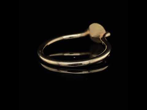 Video of Cardillac's Contemporary 14k Yellow Gold The Promise Alternative Engagement Ring. Available on DESIGNYARD.com and in our Jewellery Shop Dublin, Ireland. Free Worldwide Shipping with DHL.