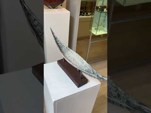 Video of Clodagh Redden's Ceramic Large Soul Boat On Stand Sculpture. Available on DESIGNYARD.com and in our Gallery Dublin, Ireland.