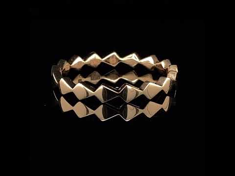 Andrew Geoghegan 18k Rose Gold Costeira Wedding Ring