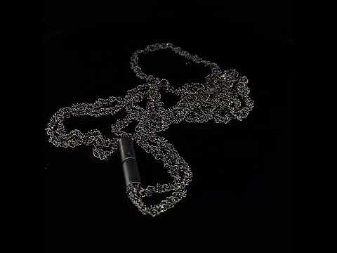 Video of Claudia Milic's Contemporary Sterling Silver Black Twist Collier Necklace. Available on DESIGNYARD.com and in our Jewellery Shop Dublin, Ireland. Free Worldwide Shipping with DHL.