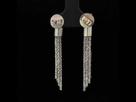 Video of Claudia Milic Sterling Silver Shine Short Earrings. Handmade in Germany. Available on DESIGNYARD.com and in our Jewellery Shop Dublin, Ireland. Free Worldwide Shipping with DHL.