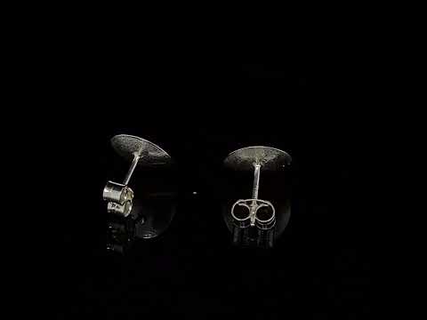 Video of Kokkino's Contemporary Electra Small Gold Silver Stud Earrings. Available on DESIGNYARD.com and in our Jewellery Shop Dublin, Ireland. Shipping Worldwide with DHL.
