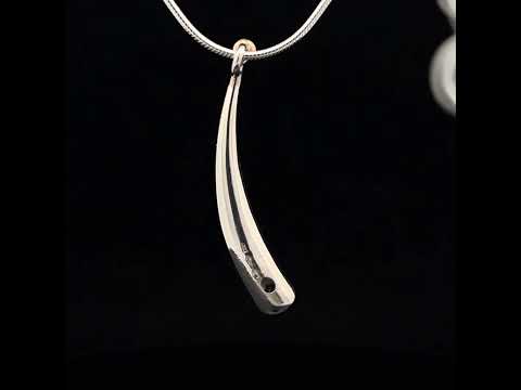 Video of Paul Finch's Contemporary Sterling Silver 18k Yellow Gold Blue Topaz Statement Necklace. Available on DESIGNYARD.com and in our Jewellery Shop Dublin, Ireland. Free Worldwide Shipping with DHL.