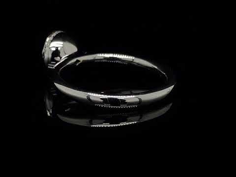 Andrew Geoghegan Platinum Diamond Clair De Lune Engagement Ring