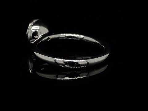 Andrew Geoghegan - Platinum Diamond Clair De Lune engagement Ring - DESIGNYARD contemporary jewellery Dublin Ireland.