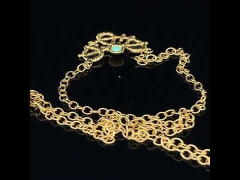Video of Brigitte Adolph's Elegant 18k Yellow Gold Carmina Opal Unique Handmade Statement Necklace. Available on DESIGNYARD.com # 1 for Contemporary Jewellery Dublin, Ireland. Free Worldwide Shipping with DHL.